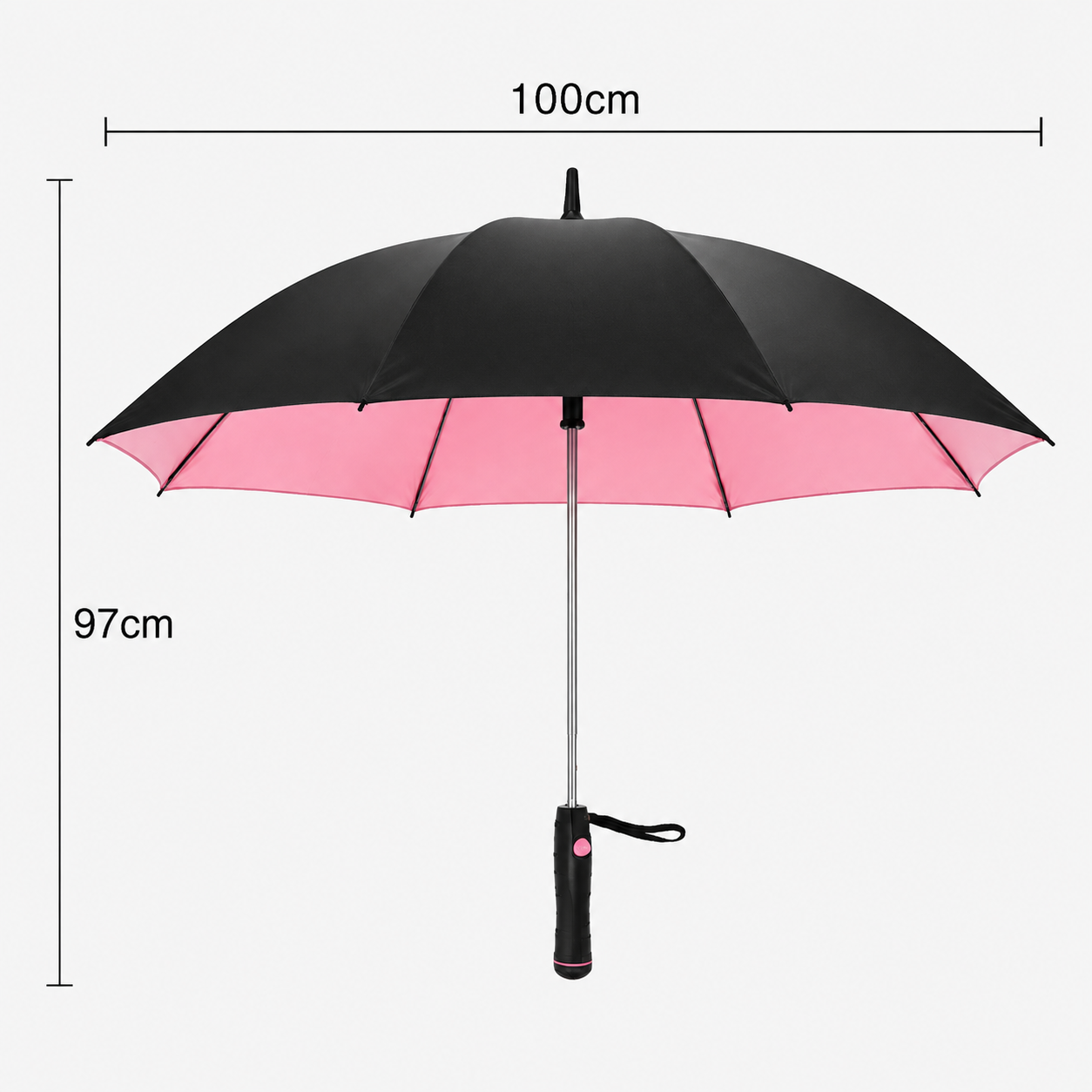 Creative Mist Spray Umbrella with In-Built Fan | USB Rechargeable Cooling Umbrella | UV Protection Sun & Rain Umbrella