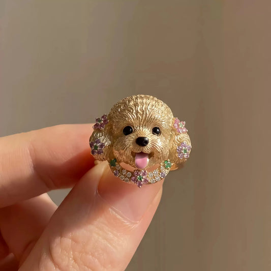 Whimsical Pet Adjustable Ring