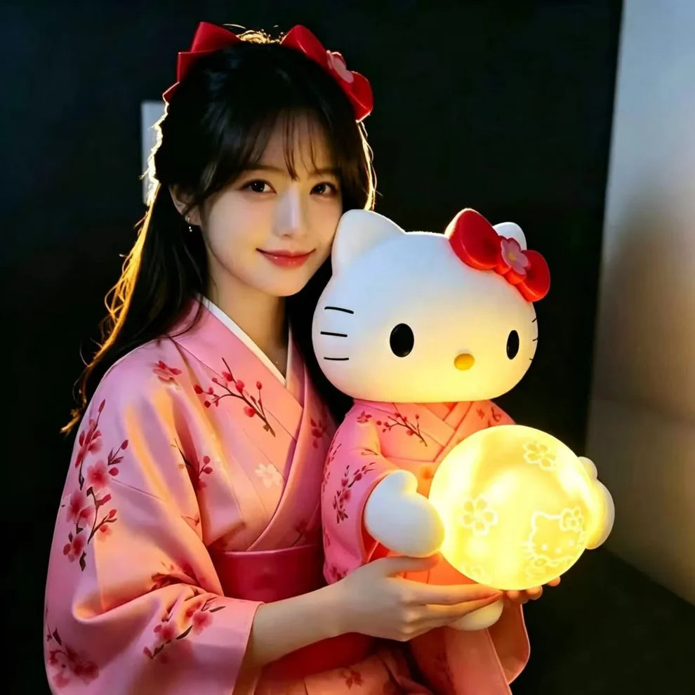 Sanrio Hello Kitty Kimono Glowing Orb LED Night Light