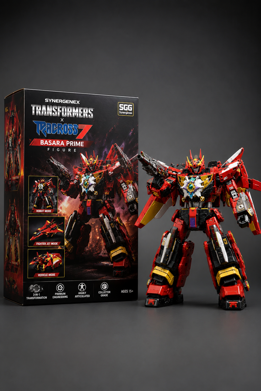 Synergenex Transformers x Macross 7 Basara Prime Figure