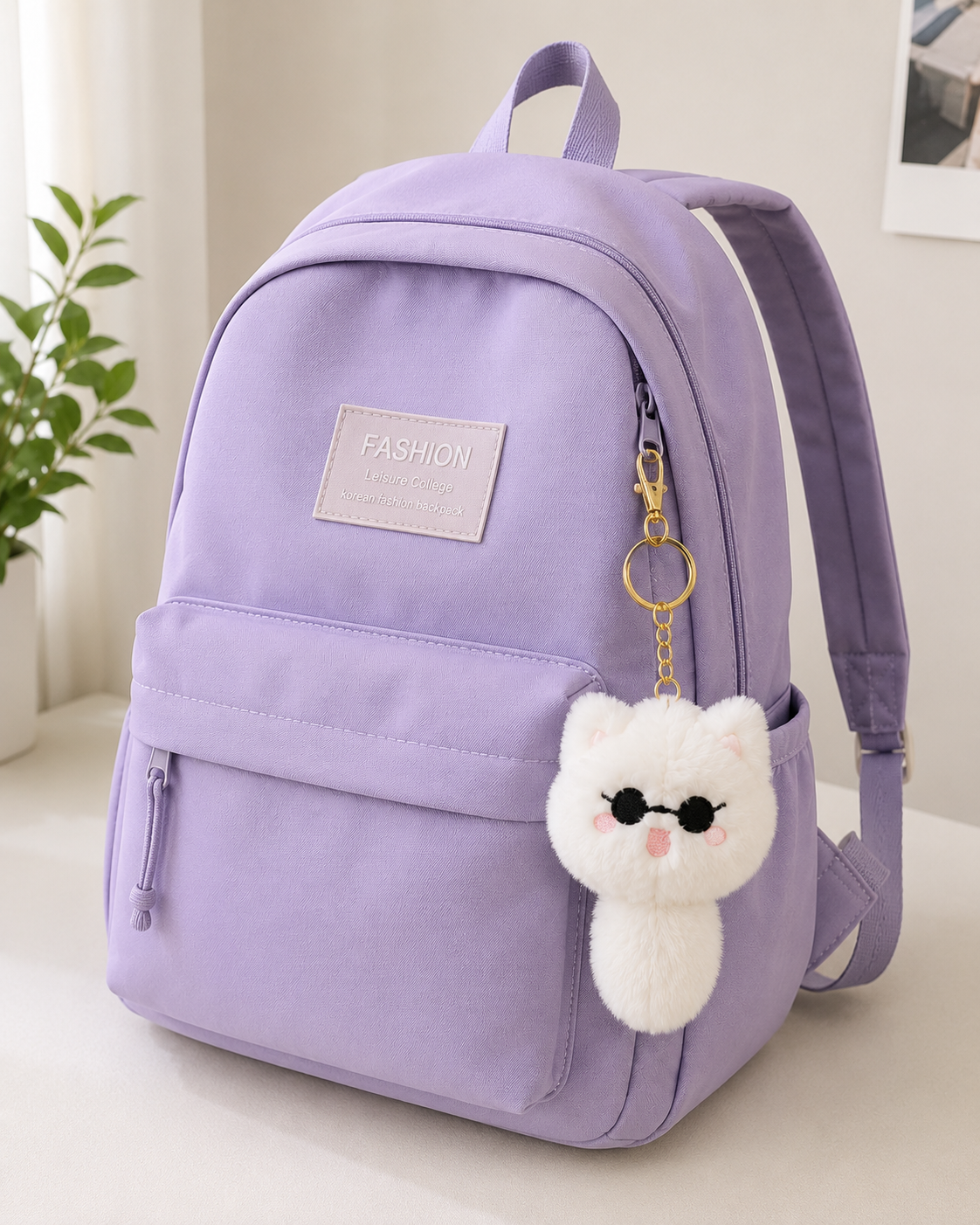 Gojo Satoru Squeaky Cat Plush Pendant