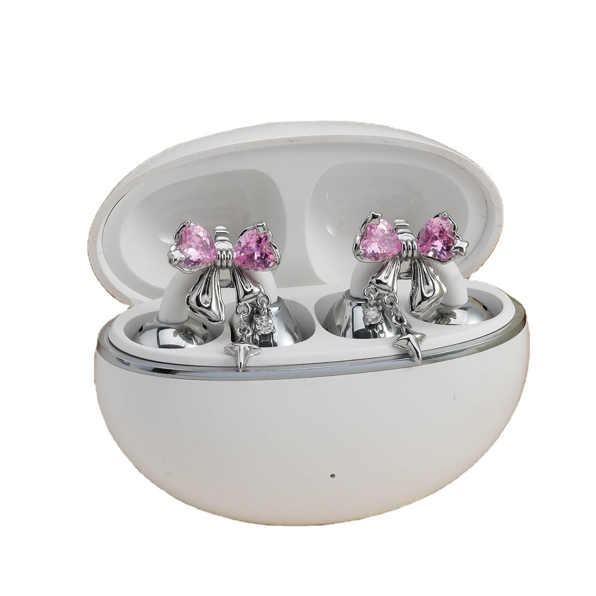 SB06267 Wireless Ear Clip Earphones with Pendant Earring Design
