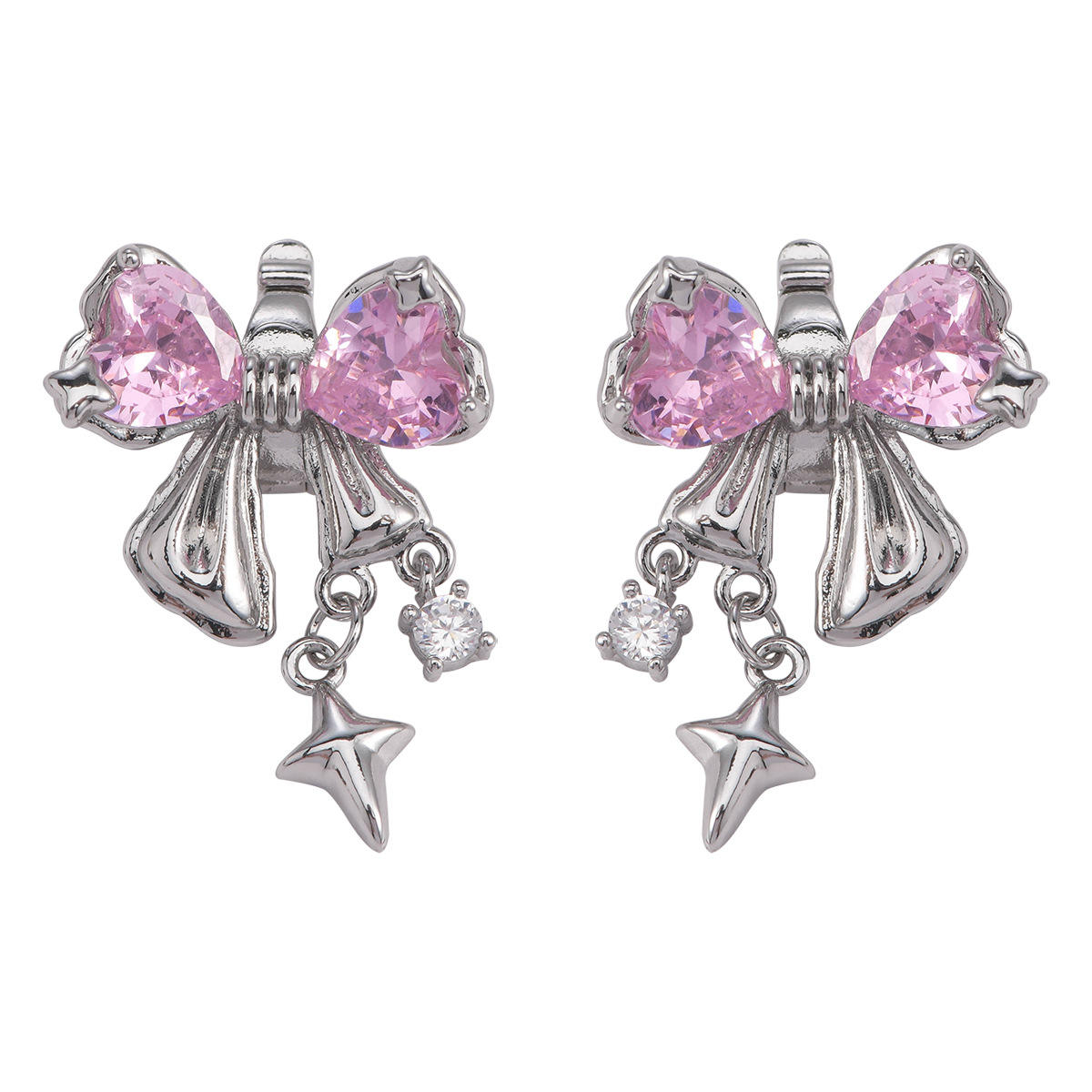 SB06267 Wireless Ear Clip Earphones with Pendant Earring Design