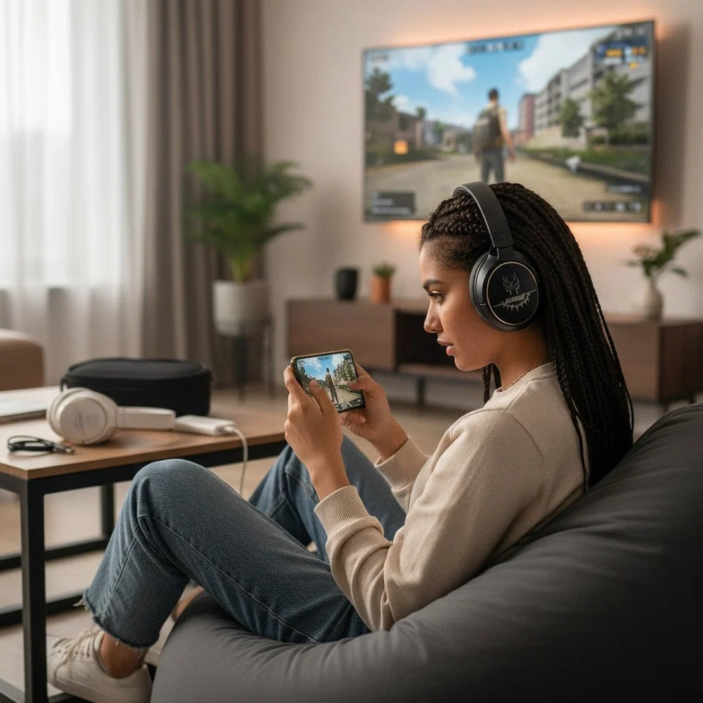 BOSS Gaming 700+ Ultra Wireless Noise Cancelling Bluetooth Gaming Headset with HD Mic & Deep Bass