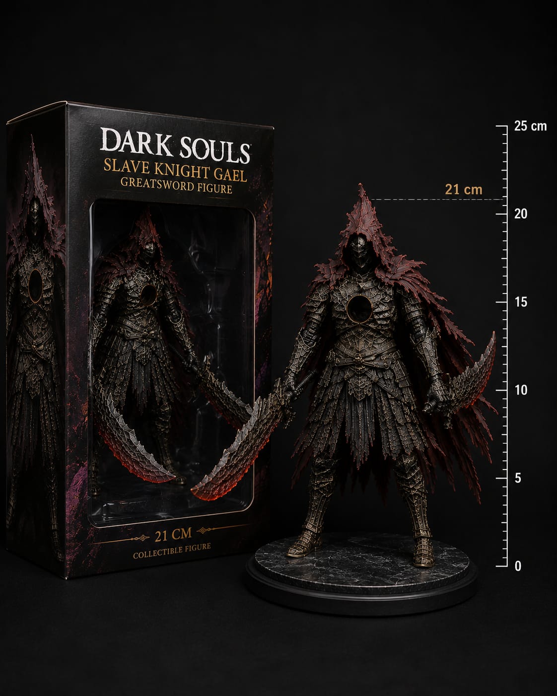 Dark Souls Slave Knight Gael Greatsword Figure (21 cm)