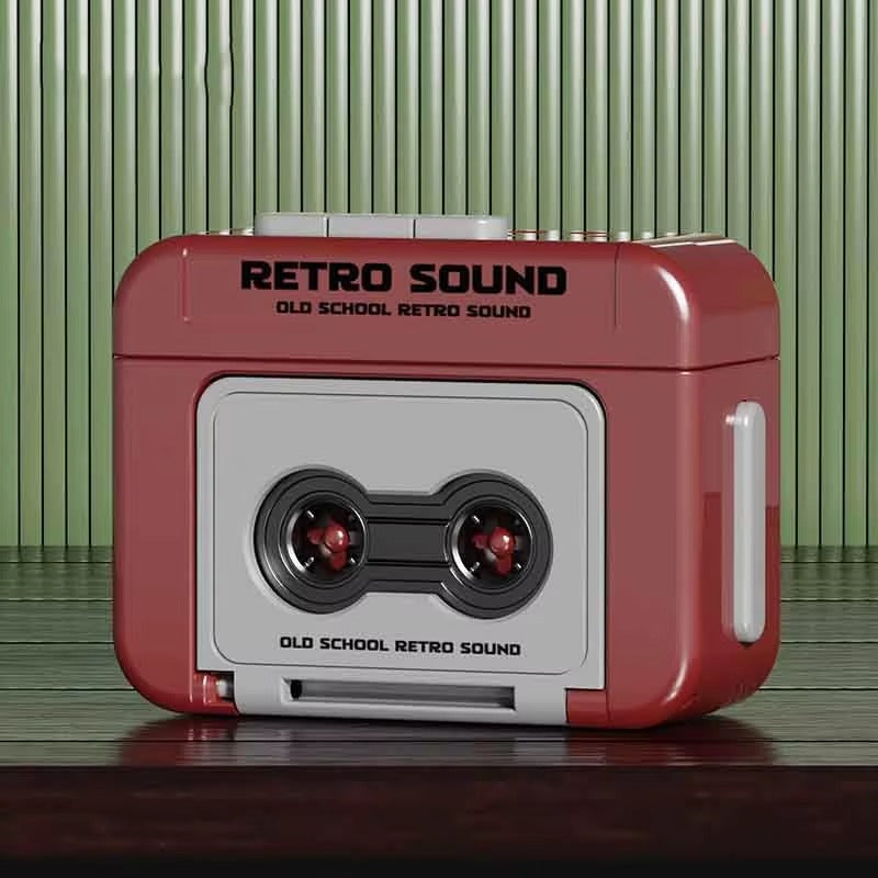 Y2K Nostalgia Mini Tape Recorder Keychain ...