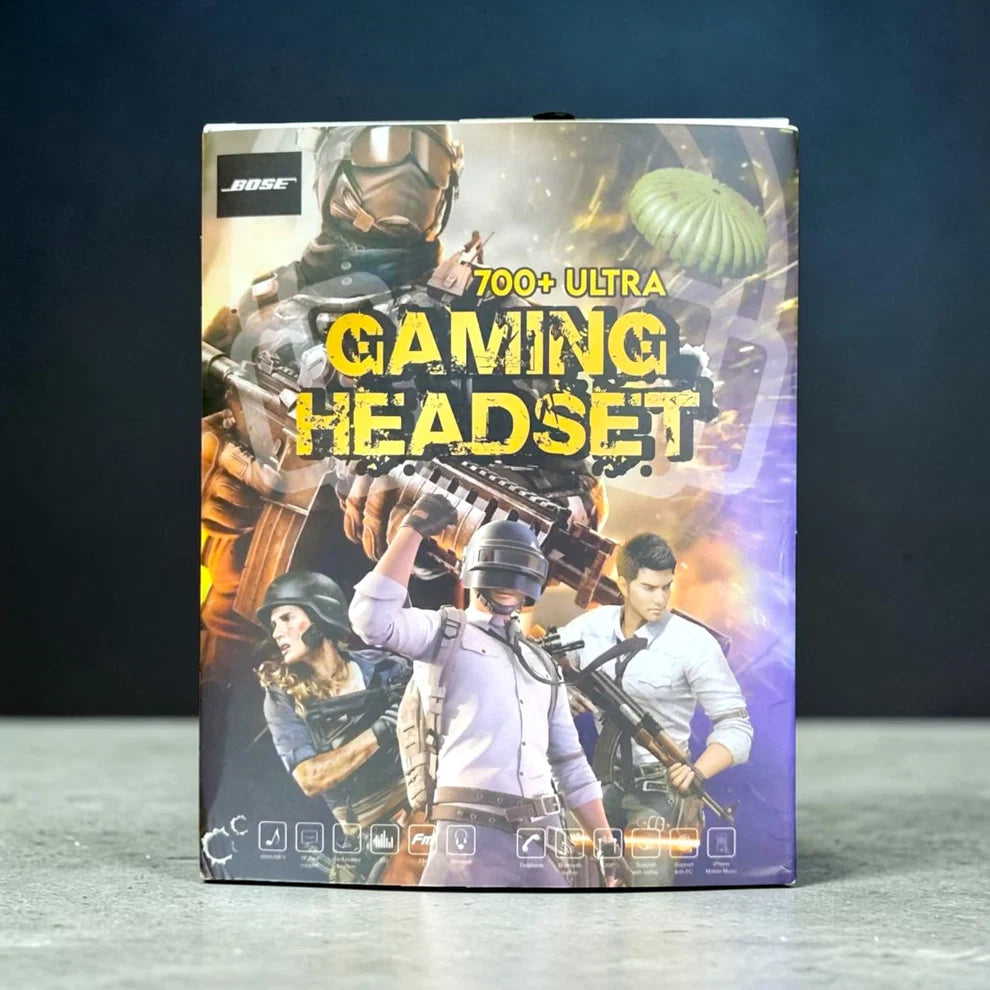 BOSS Gaming 700+ Ultra Wireless Noise Cancelling Bluetooth Gaming Headset with HD Mic & Deep Bass