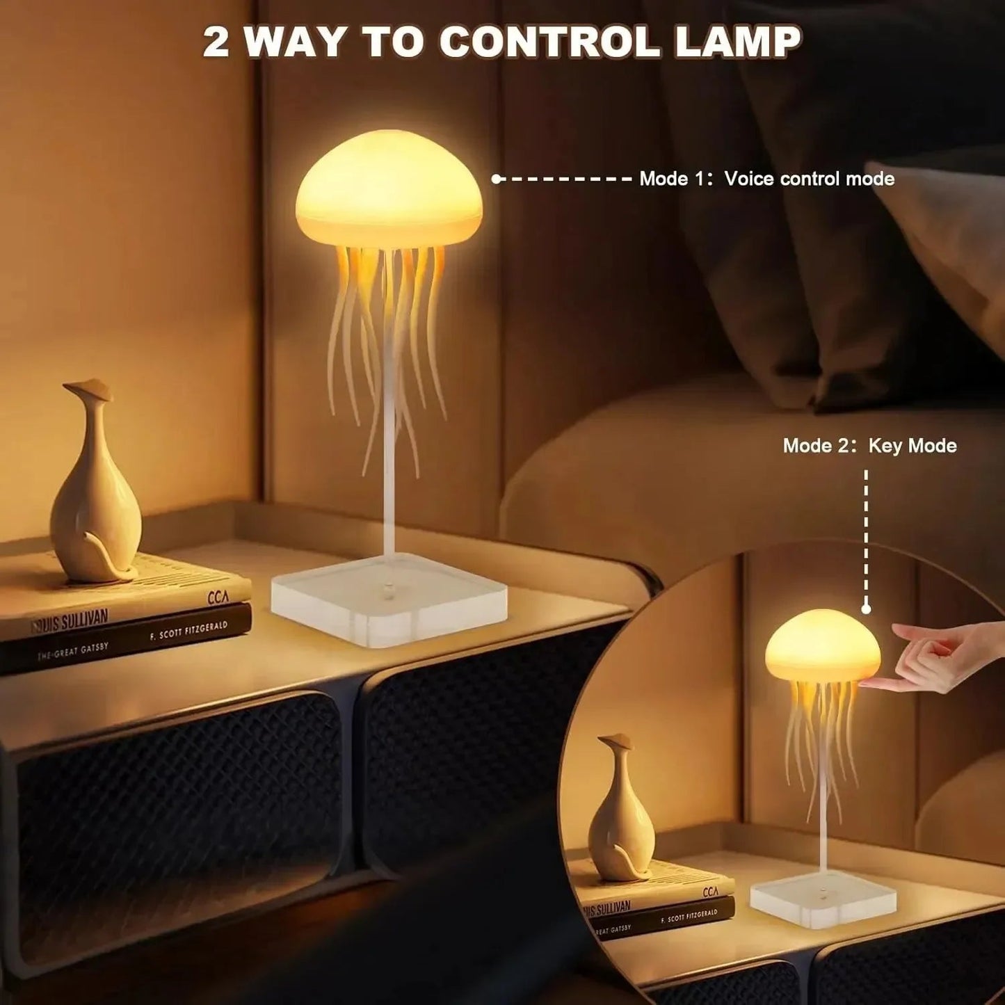 Jellyfish LED Night Lamp