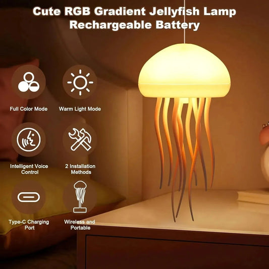 Jellyfish LED Night Lamp