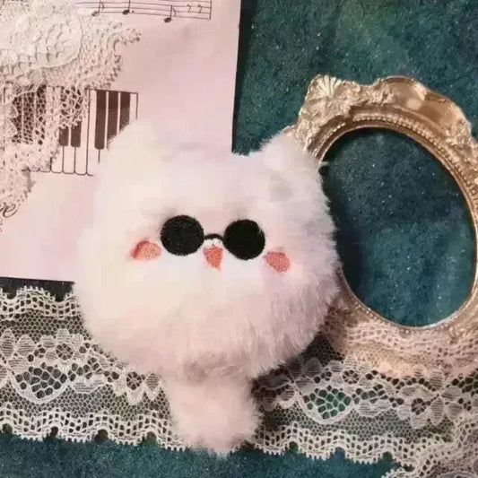 Gojo Satoru Squeaky Cat Plush Pendant
