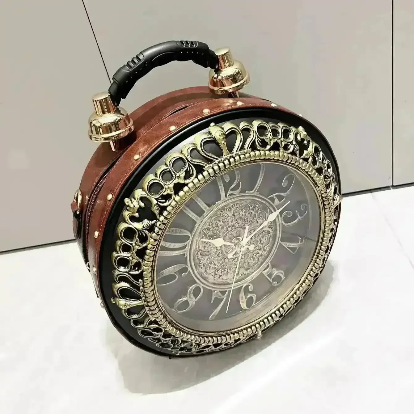 Luxury Clock Novelty Bag