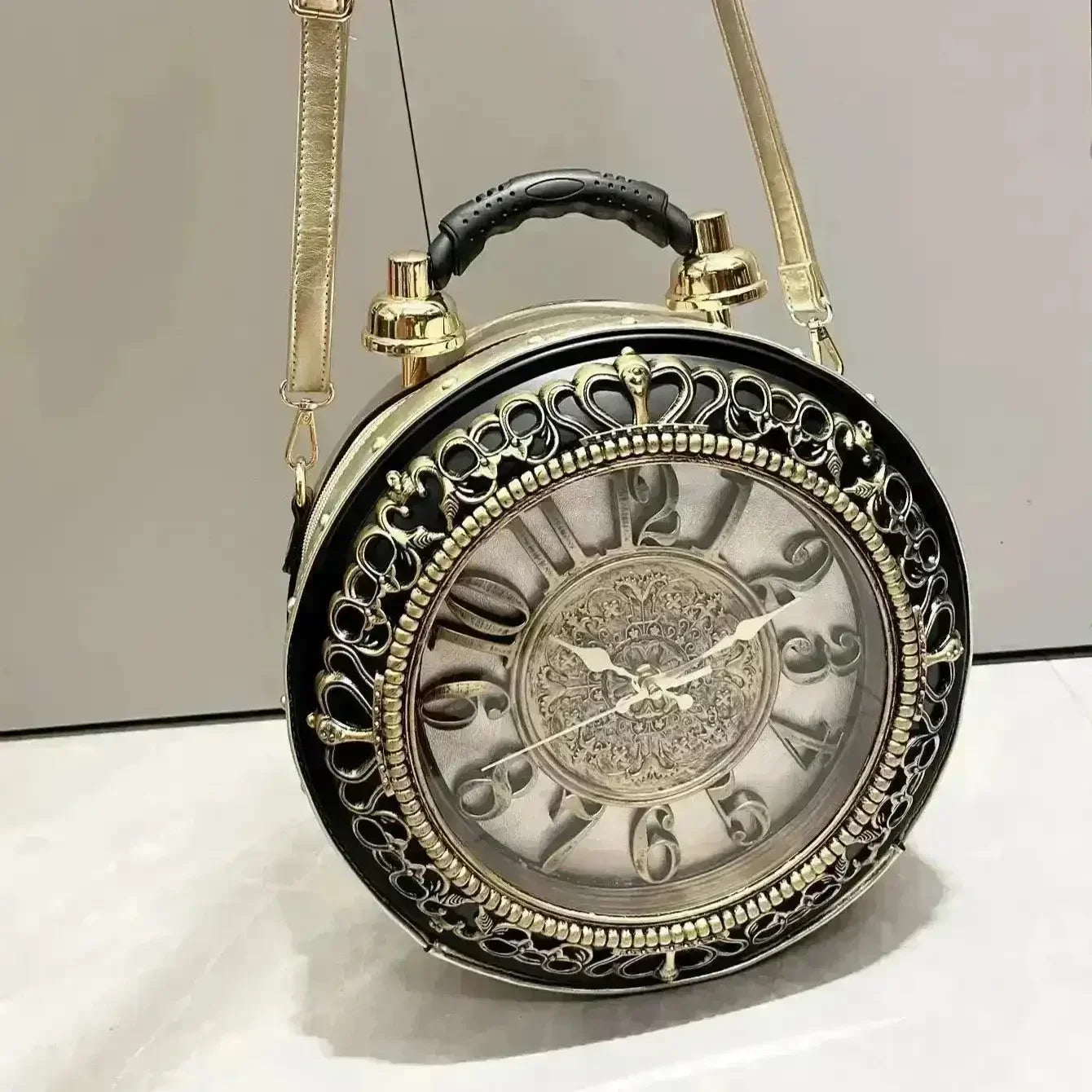 Luxury Clock Novelty Bag