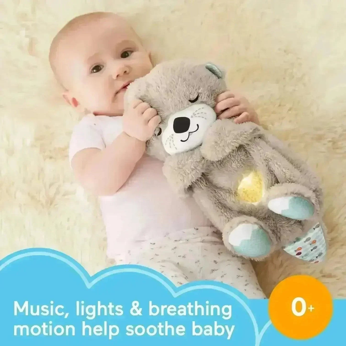 Premium Mink Fur Breathing Baby Otter Plushie