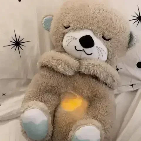 Premium Mink Fur Breathing Baby Otter Plushie