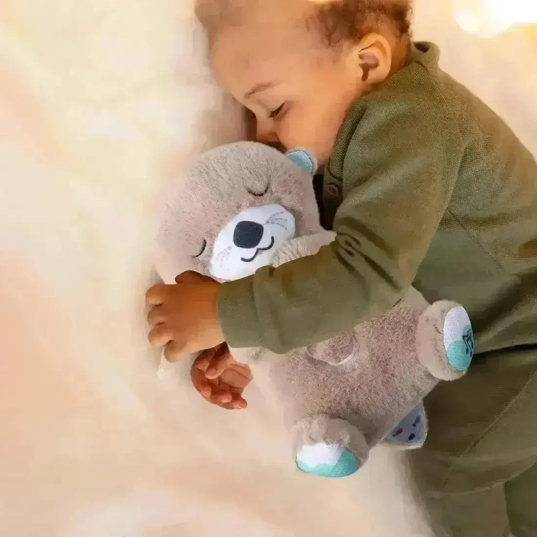 Premium Mink Fur Breathing Baby Otter Plushie