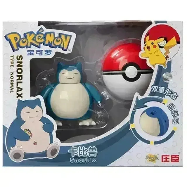 Pokemon Deformation Battle Figures Pokeball Set
