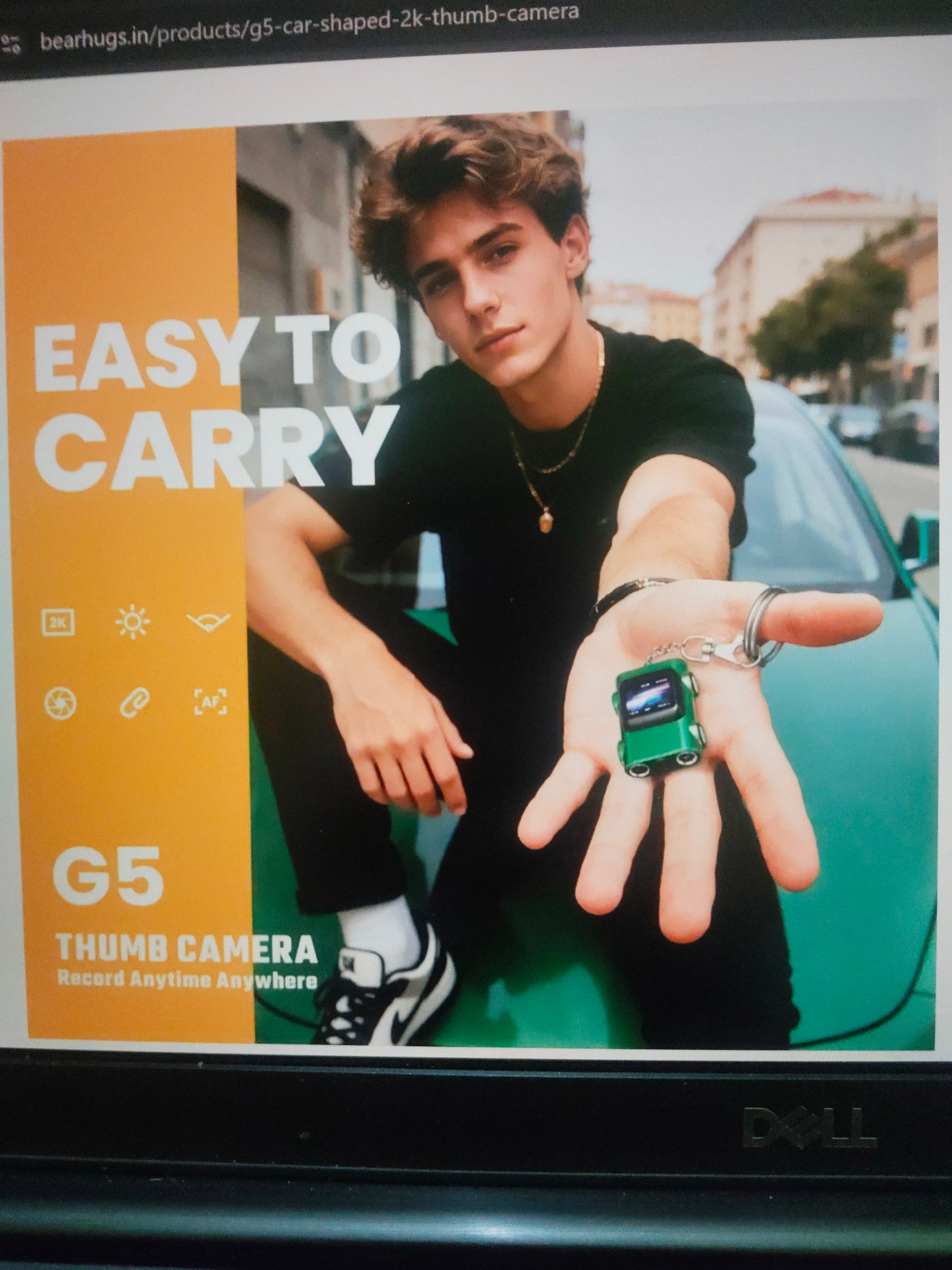 G5 Car-Shaped 2K Thumb Camera