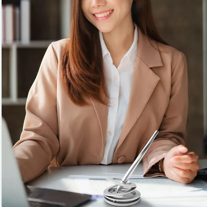 Magnetic Levitating Pen with Floating Balance Base | Luxury Executive Desk Pen | Gravity Rebel Desktop Decor