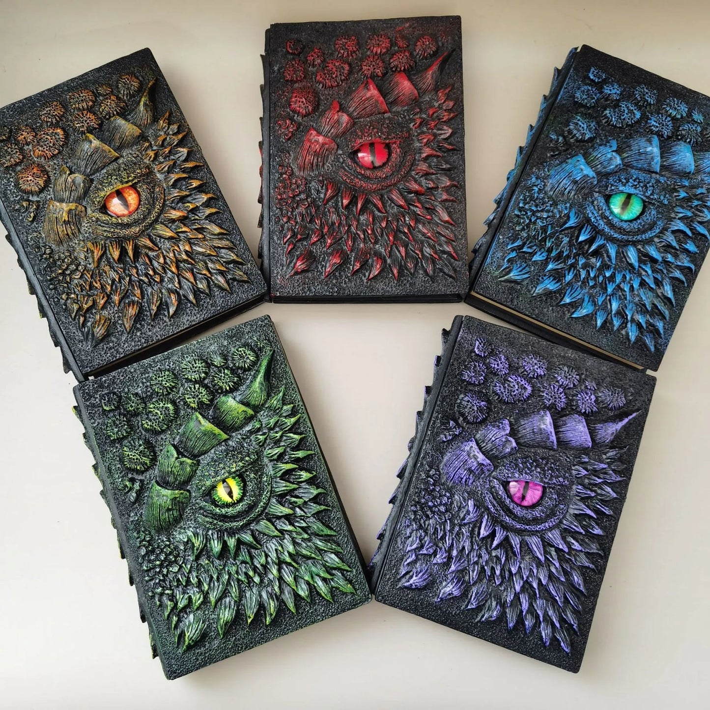 Mystical Dragon Eye Embossed Journal