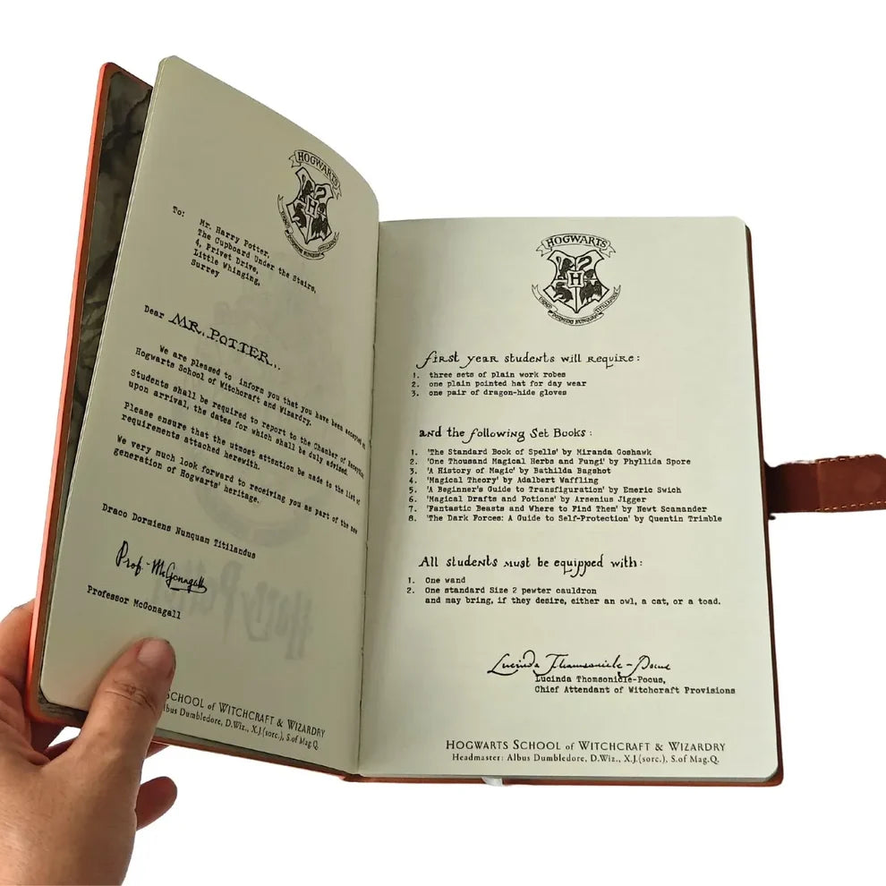 Harry Potter Quidditch Golden Snitch Leather Journal Notebook | Premium PU Leather Diary