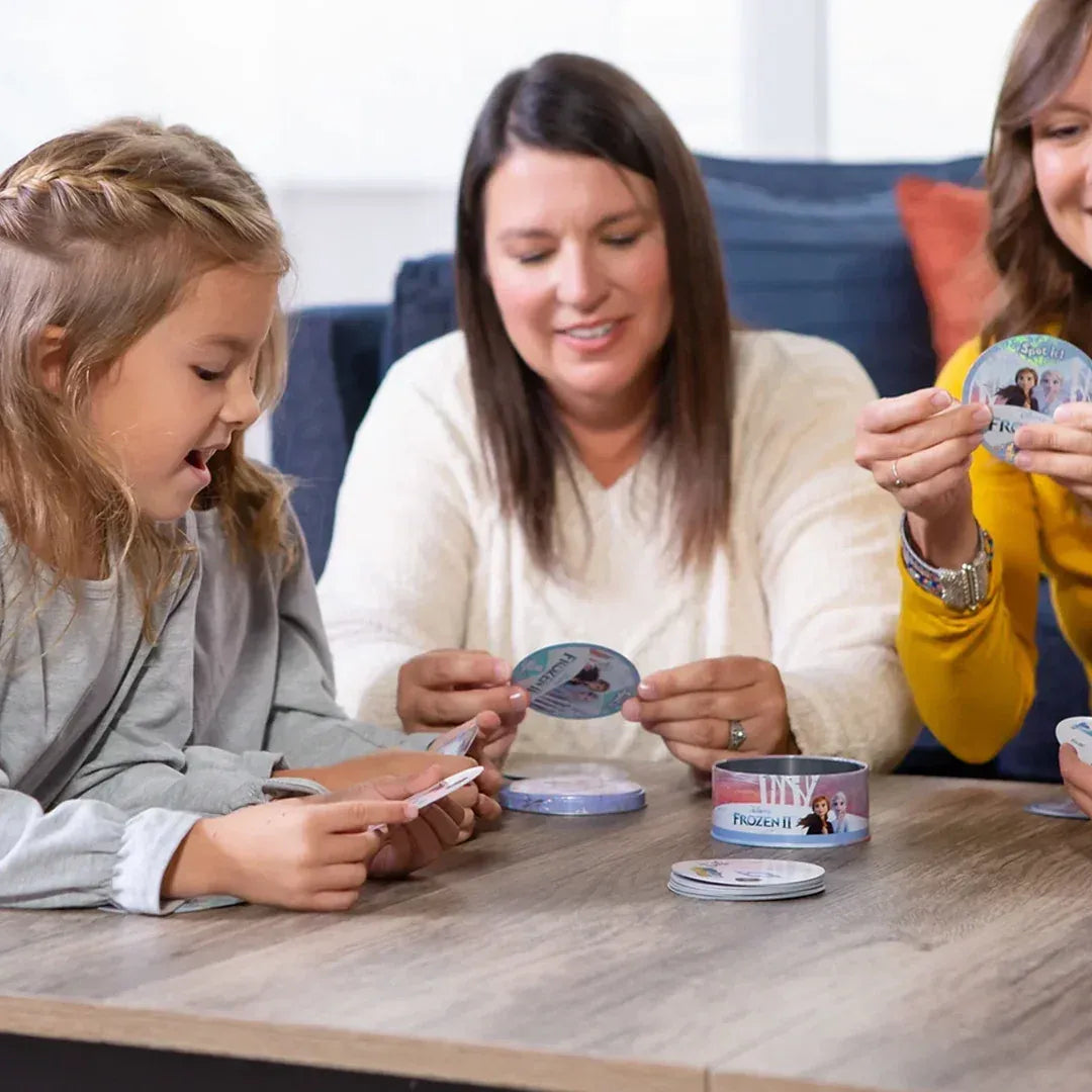Snow Princess Matching Card Game with Metal Storage Tin | Family Party Game