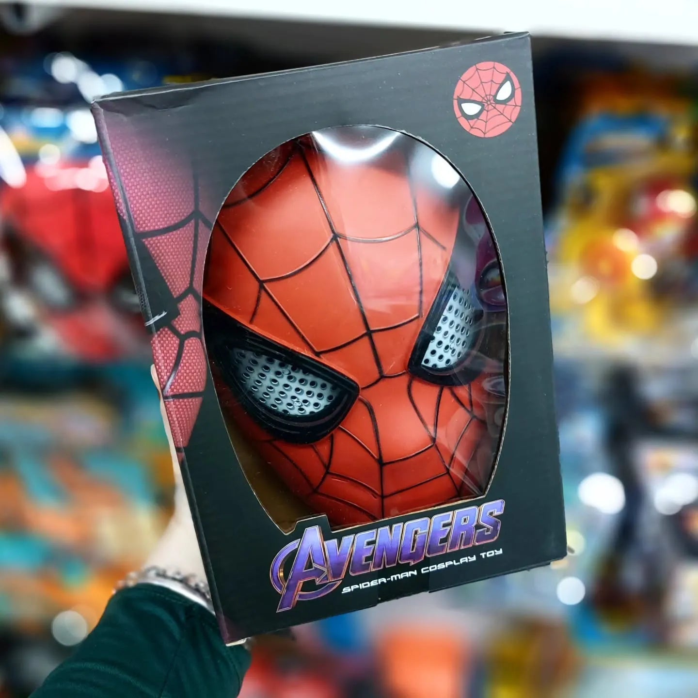 Spider-Man Interactive Chin-Control Motion Blink Mask