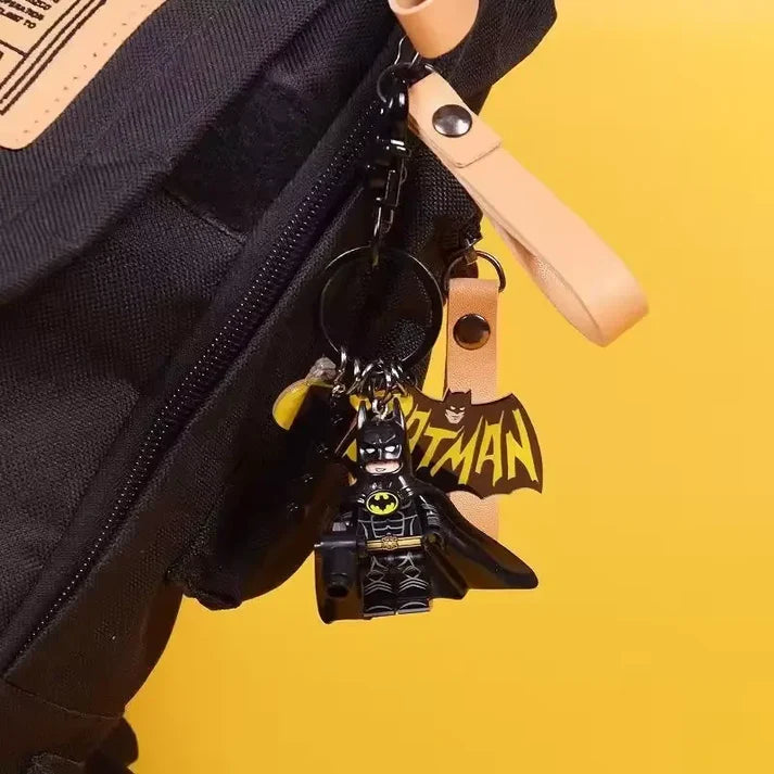 Caped Crusader Blocks Batman Keychain