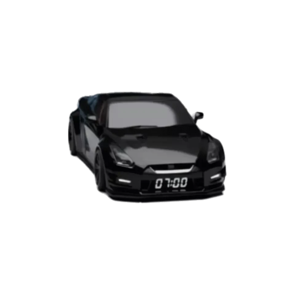 Super Sports Car Engine Rev Alarm Clock